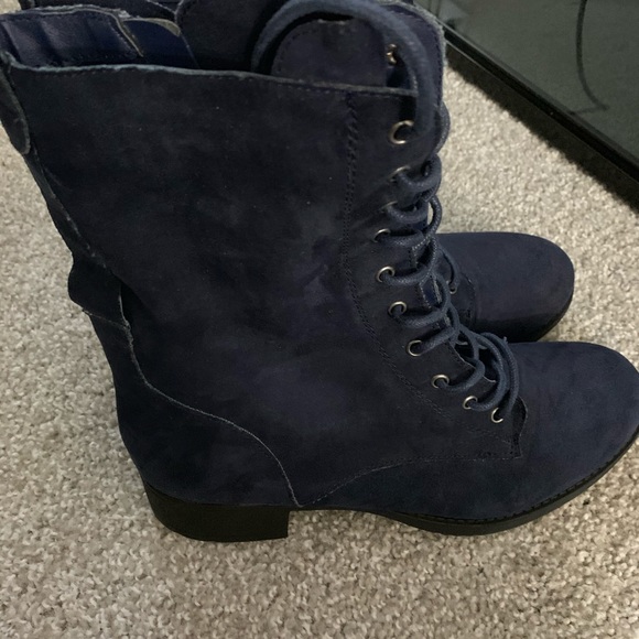 Blue women’s boots - Picture 3 of 3